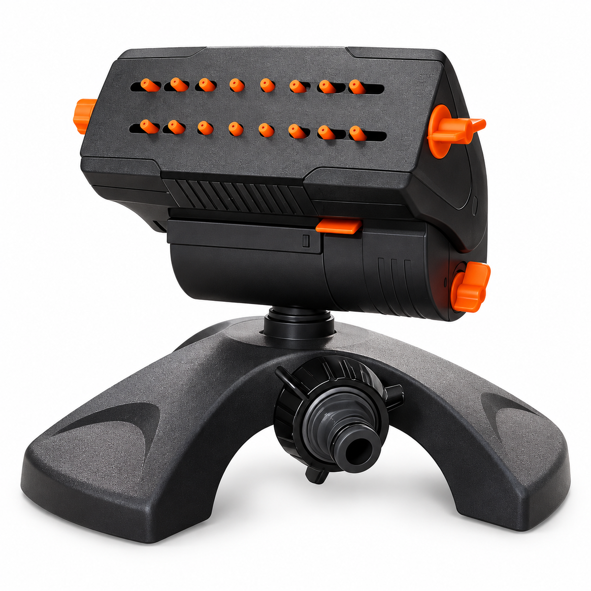 Diivoo Mini Turbo Oscillating Water Sprinklers for Yard, Garden Sprinkler with Large Base, Adjustable Width, Range and Flow Rate