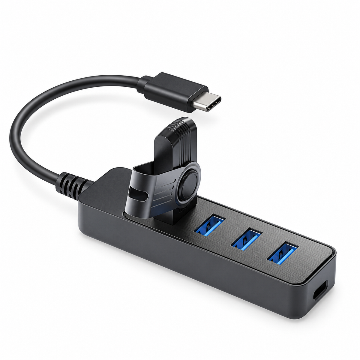 USB Type C 5Gbps High Speed USB 3.0 Hub 5 Ports For PC Computer Docking Station Adapter Splitter for Hard Drives Mouse Keyboard