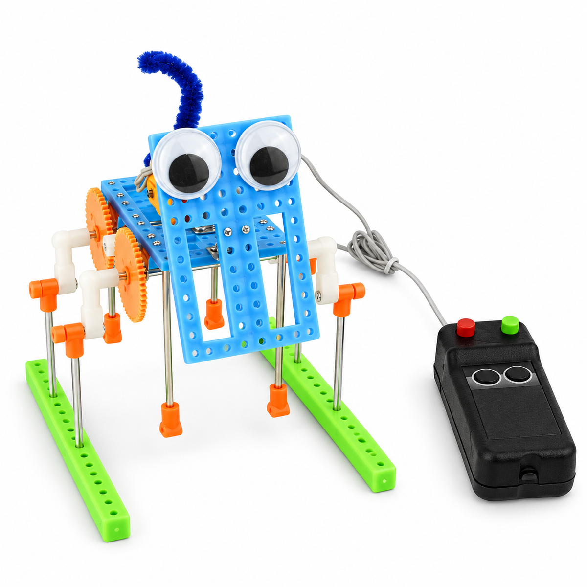 DIY Bipedal Robot Assembly Kit Puzzle Handmade Science Technology Educational Kit Puzzle STEM Toy Gift for Children