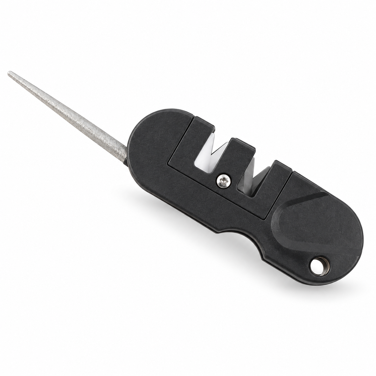 4-in-1 Mini Portable Knife Sharpener Tungsten Ceramic Carbide Whetstone Multifunctional Outdoor Camp Tools