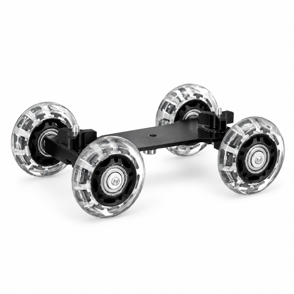 Skate Dolly Tabletop Mobile Rolling Video Rail Skater Track Car for DSLR Camera w/ 1/4" Screw