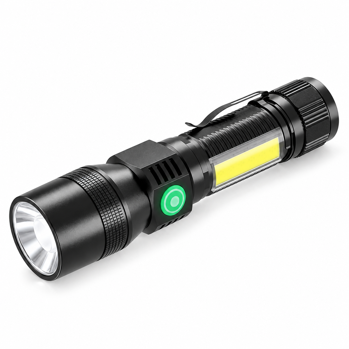 UV Light & Strong Light Flashlight USB Rechargeable Camping Lantern Pets Urine Stains Black Light Led Ultraviolet Torch Lamp