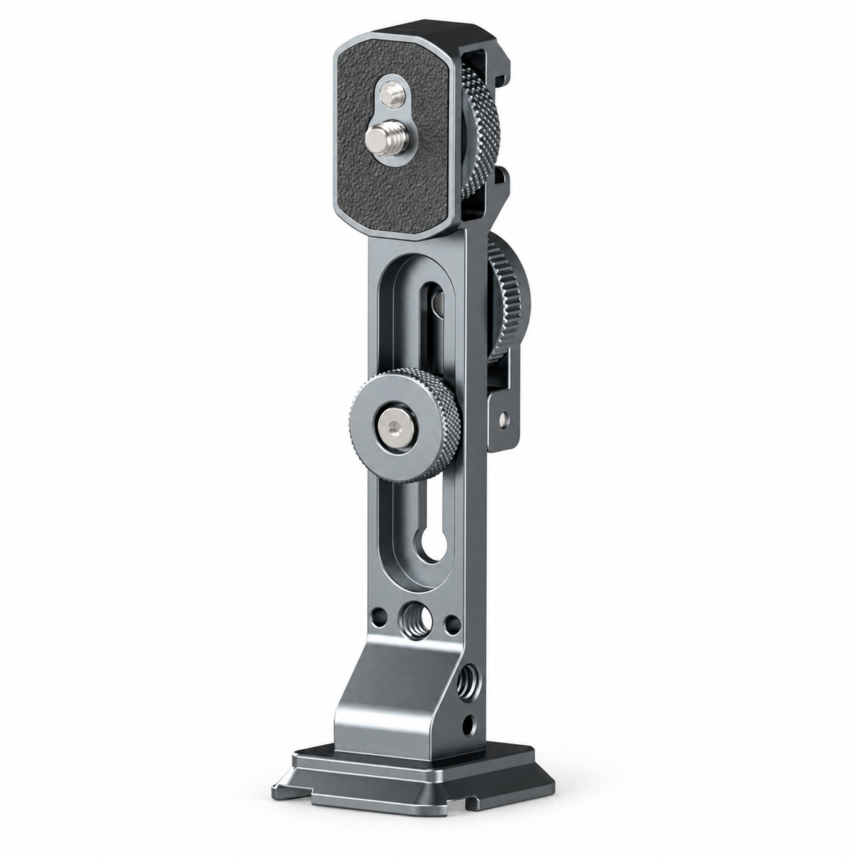 LEAPLIGHT Handheld Teleprompter Stand with Dual Phone Slots for DJI Pocket 3 Phone Tripod Live Streaming Screen Shooting Record