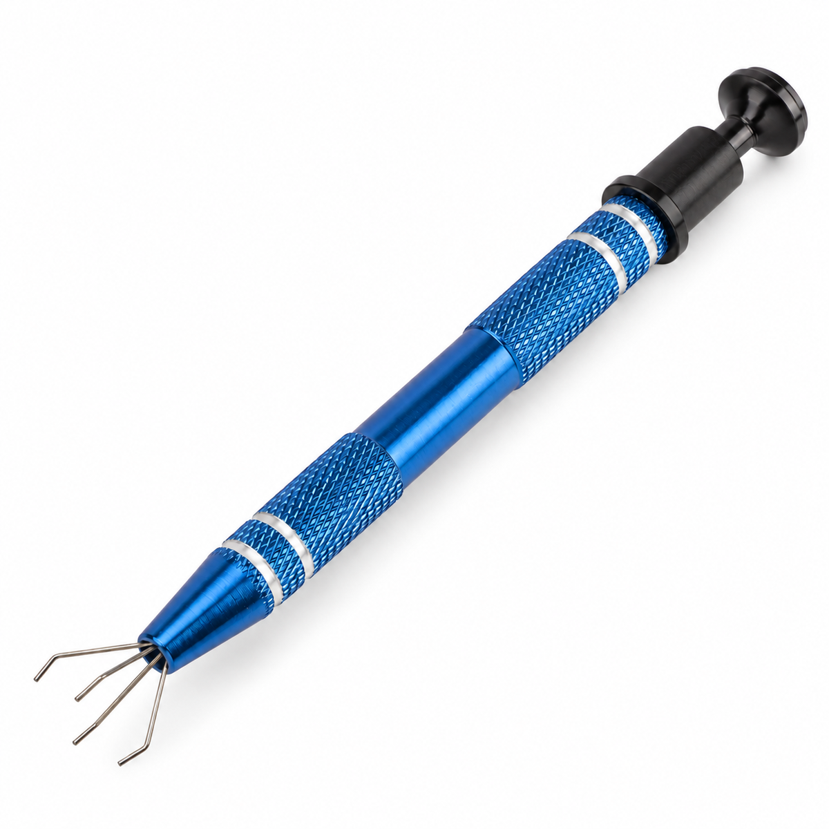 Professional 4 Claws Tweezers IC Extractor Jewelry Tweezers Precision Parts Clamp Tweezers Electronic Component Pick Up Puller