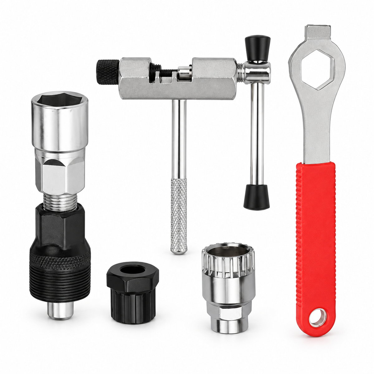 Bicycle Repair Tool Kit Bicycle Crank Remover Tool Bottom Bracket Removal Tool Freewheel Remover Tool Cycling Repair Accessories