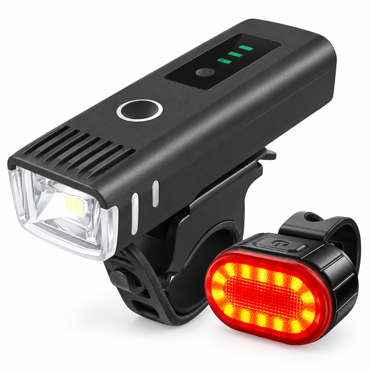 1000LM Bicycle Led Front Light LED USB Rechargeable Smart Sensor Rear Light Waterproof Bright Flashlight Safety Cycling Lights