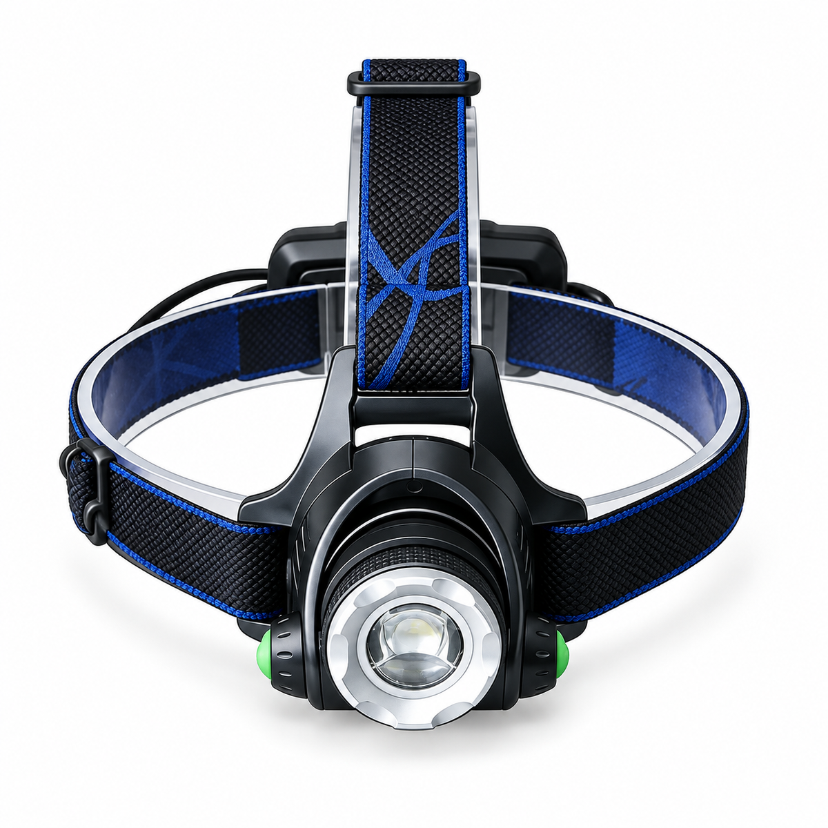 Powerful LED Headlamp Rechargeable Telescopic Zoomable Headlight Outdoor Waterproof Work Head Lamp High Lumen Head Torch