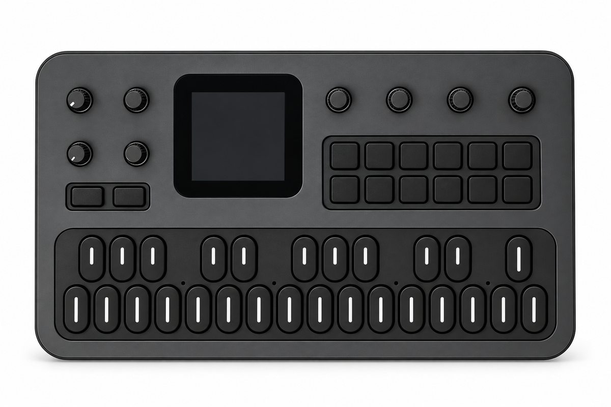 M-VAVE（SK15）FM-1 Synthesizer, Portable Handheld Sound Source, 128 Presets, Built-in Speaker, Battery Powered