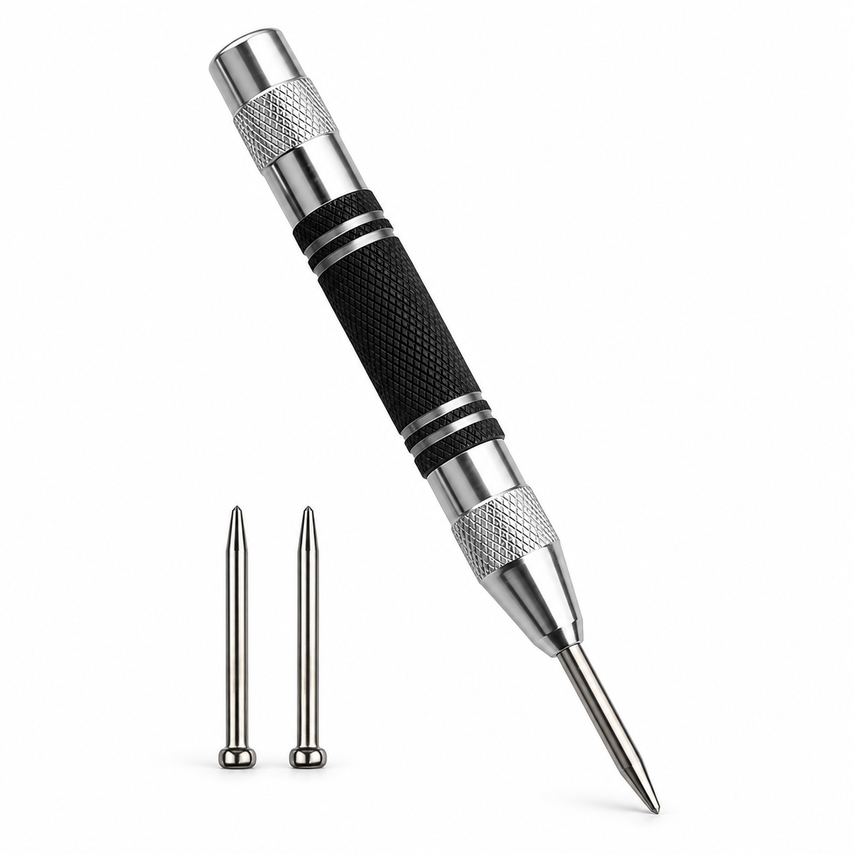 Auto Center Puncher Hole Marker Wood Metal Steel Spring Load Kerner Drill Locator Heavy Duty Punch Carpentry Automatic Hand Tool