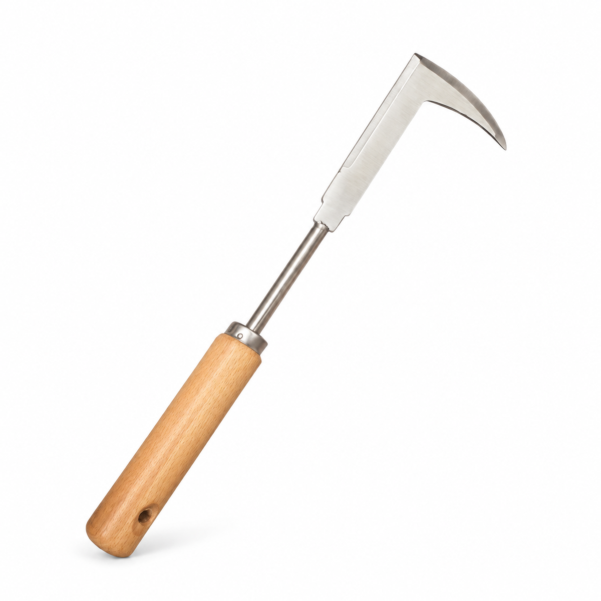 Stainless Steel Gap Weeding Tool, L-Shaped Multi-Purpose Garden Hand Tool, Used for Clearing Weeds in Yards, Terraces, and Lanes