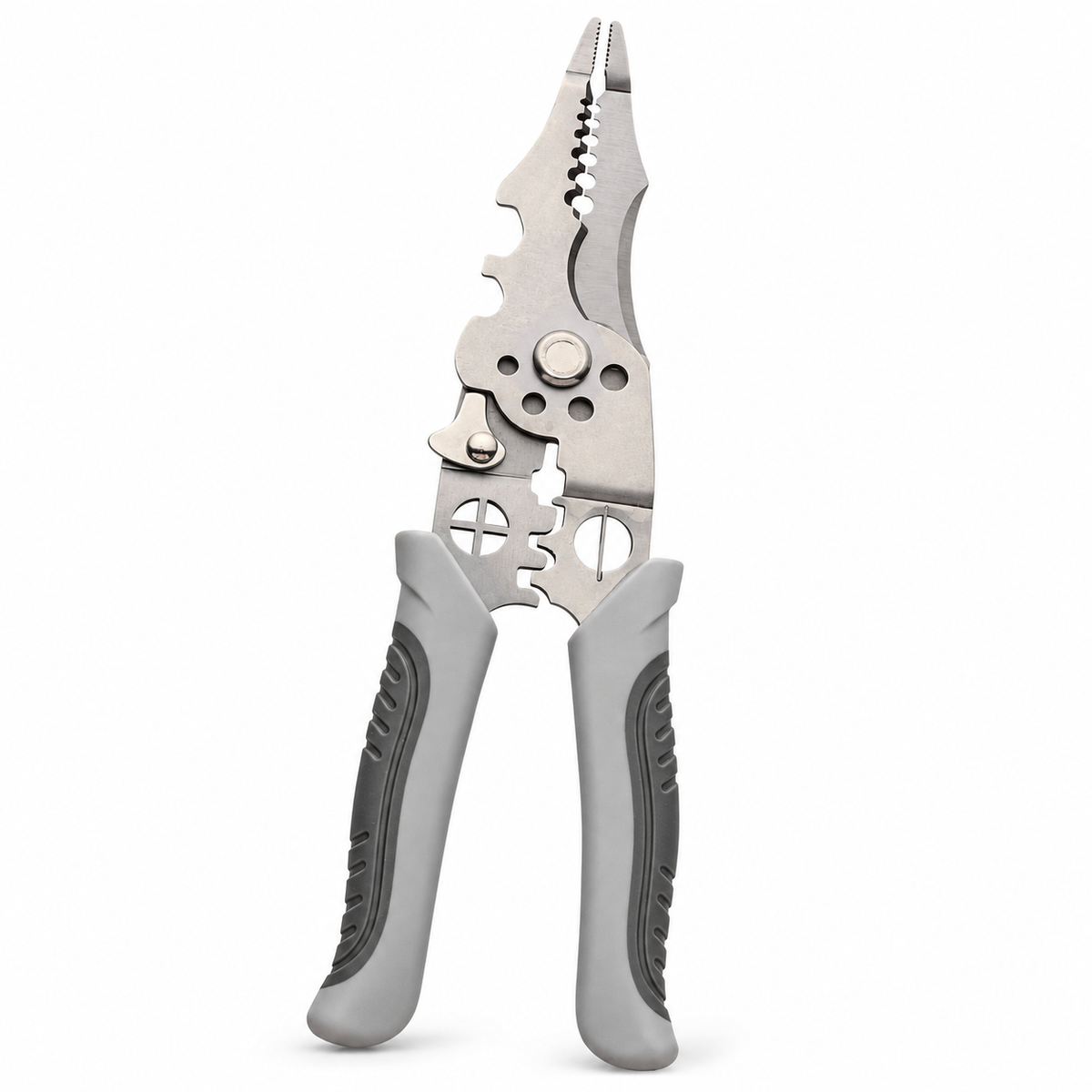 1 Wire Stripper Crimping Tool, Fusion Splicer, Cable Stripper, Multi-Purpose Stripping Tool, Wire Pliers, Professional-Grade Stripper