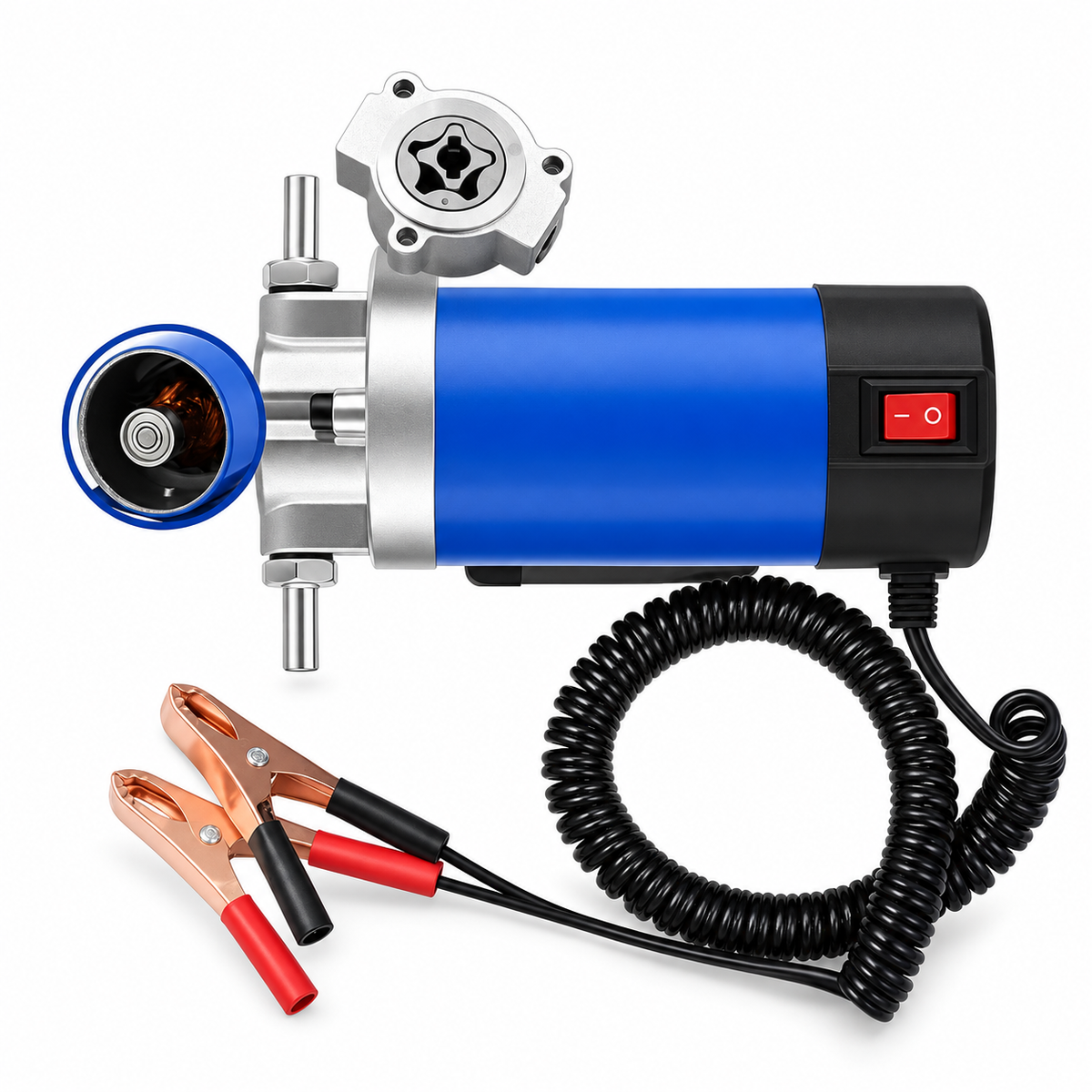 Portable Oil Transfer Pump 1-4L/min 12V Extractor Fluid Suction Electric Change Fuel Pump Siphon Tool for Car Motorcycles Boats
