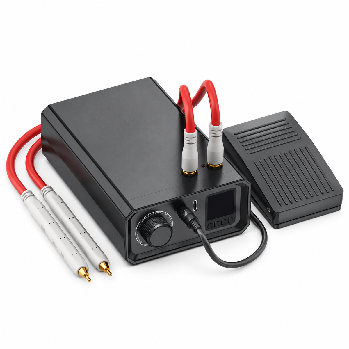 Awithz 9000W Spot Welder High Power Portable Pedal Spot Welding Machine 1350A Present Adjustable Welders for DIY 18650 Battery