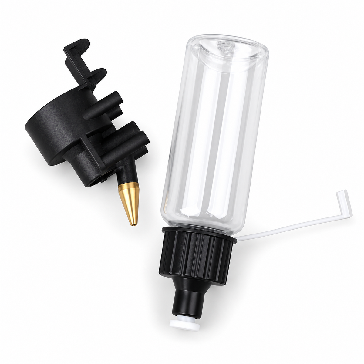 Airbrush Kit With 50ml Special Bottle & 0.2mm/0.3mm/0.5mm/0.8mm Disposable Nozzle No-Clean Air Brush Tool Spray Module