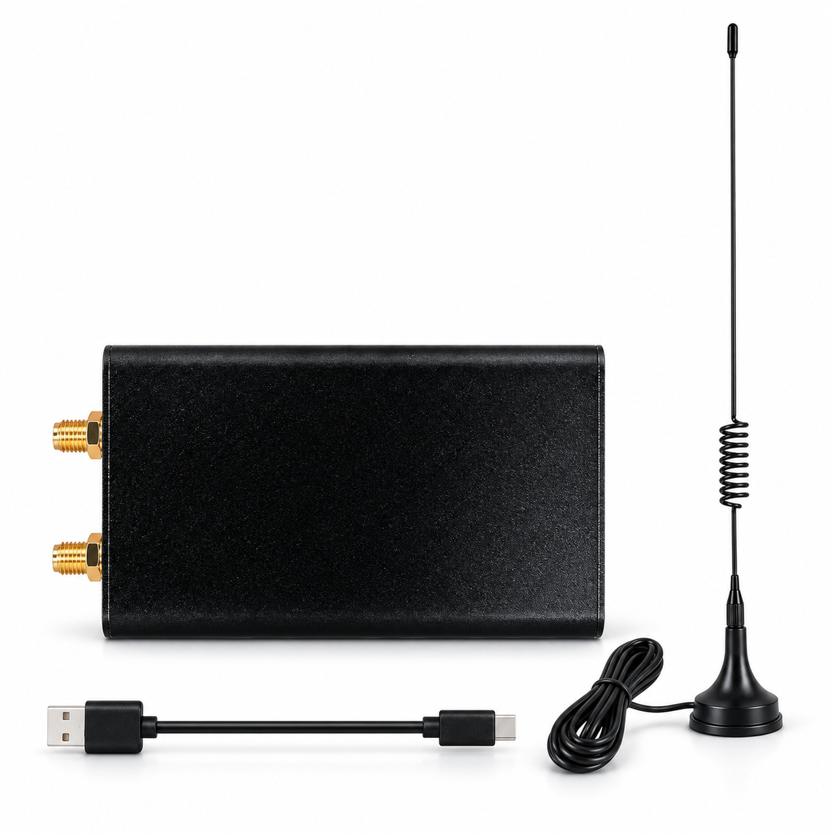 HTOOL SDR6 RTL-SDR Receiver Full Band Receiver SDR Software Signal Receiver Radio Aviation Shortwave Wideband Stable Tool
