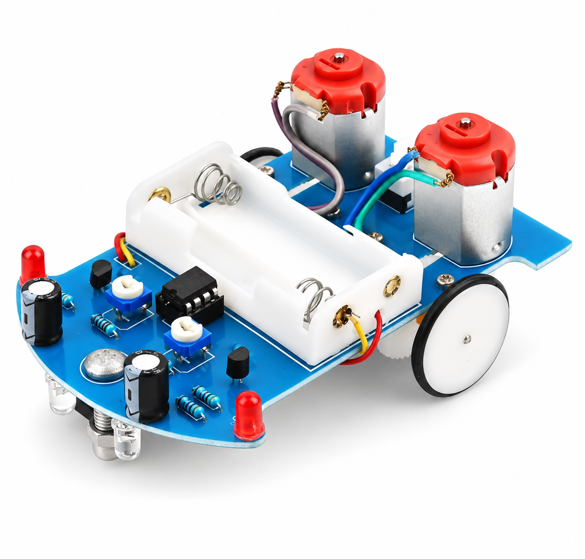 Practice Soldering Learning Electronics Kit Smart Car Soldering Project Kits Line Following Robot Beginners DIY Electronics