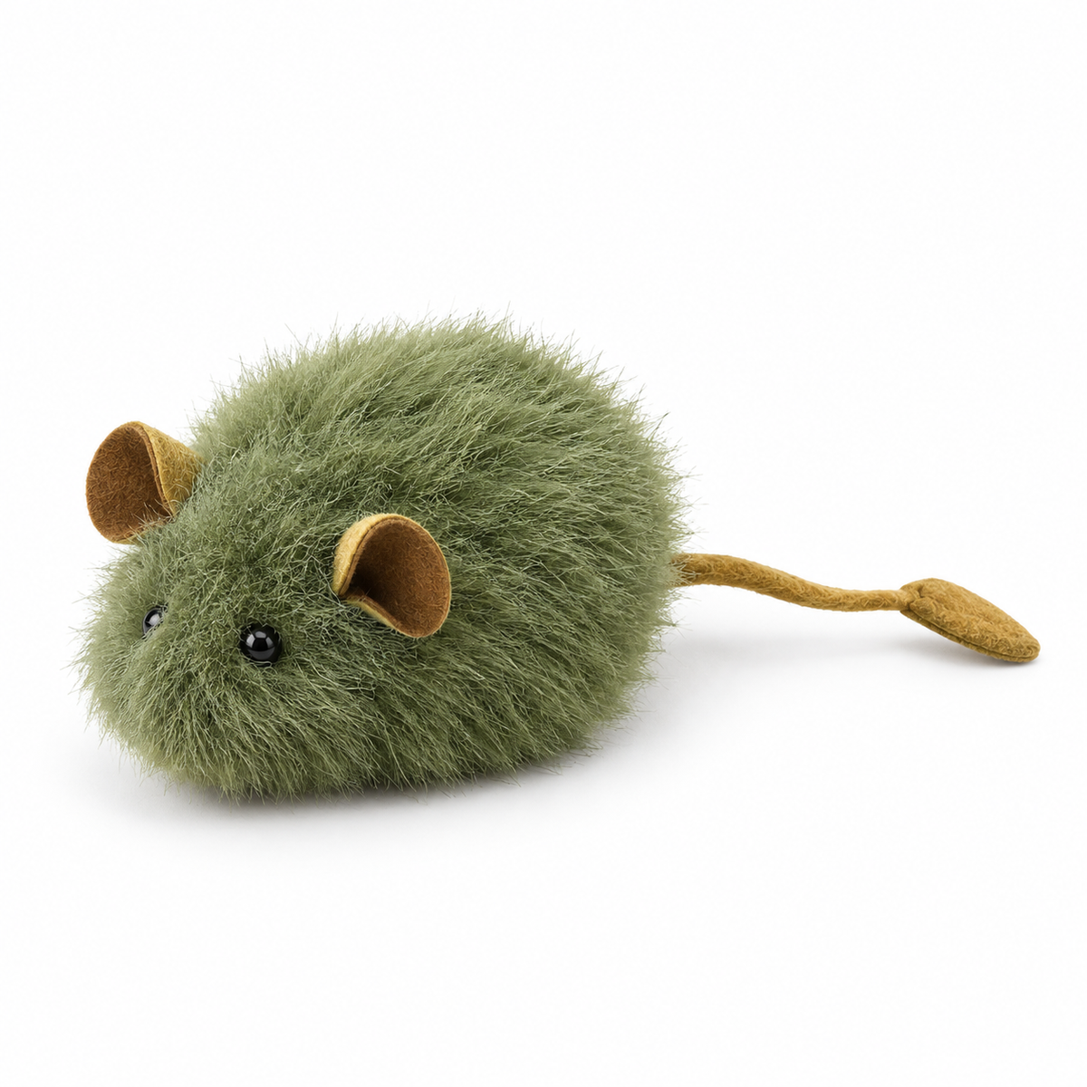 Smart Induction Squeaky Mouse Plush Toy - Sound-Activated Self-Entertainment Cat Teaser Simulation Small Pet Toy for Distraction