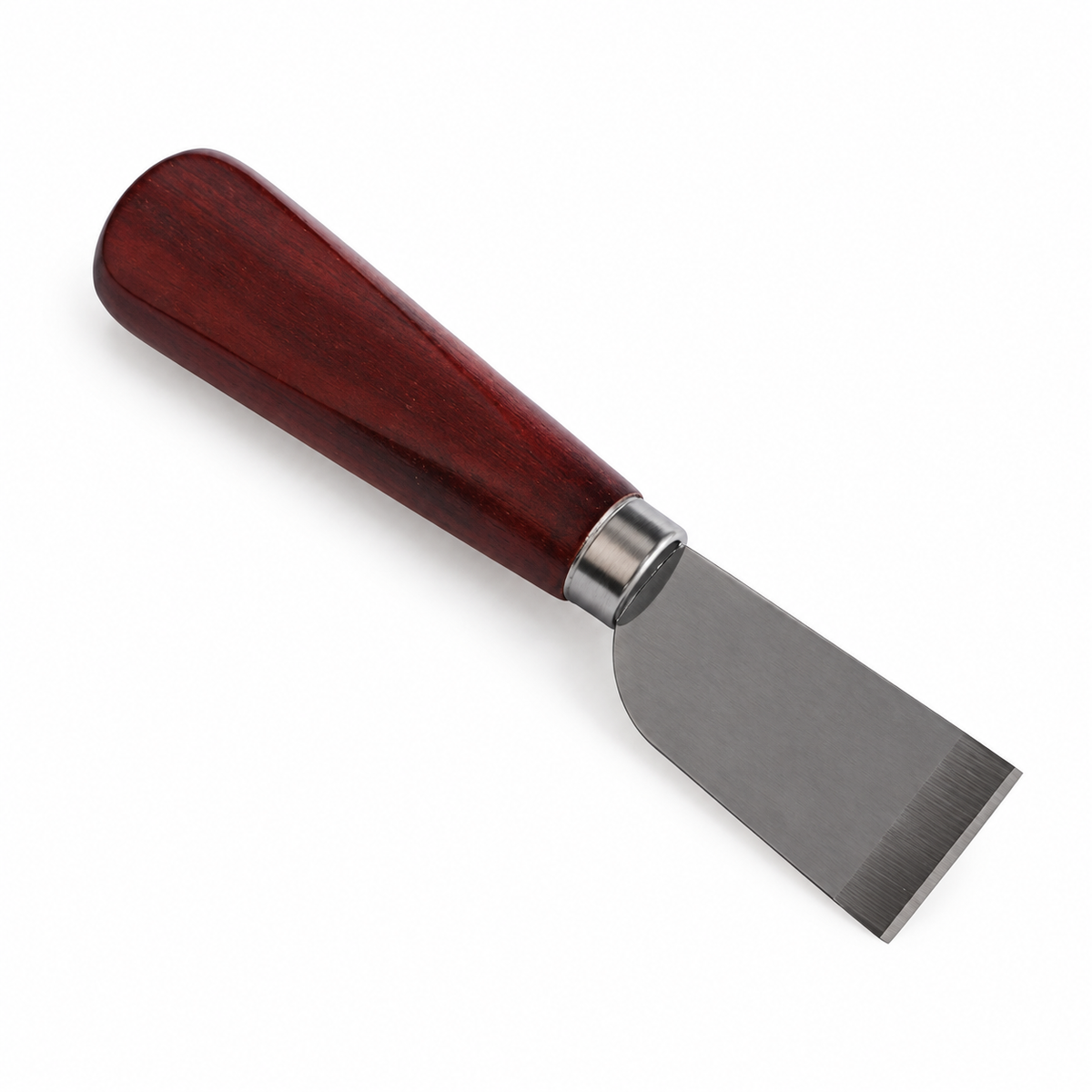 Wooden-Handle Leather Cutting Knife