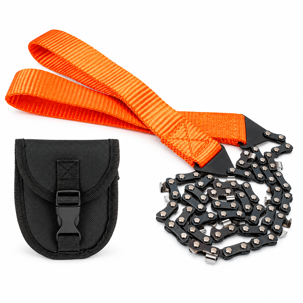 Portable Manual Chain Saw with Carry Bag