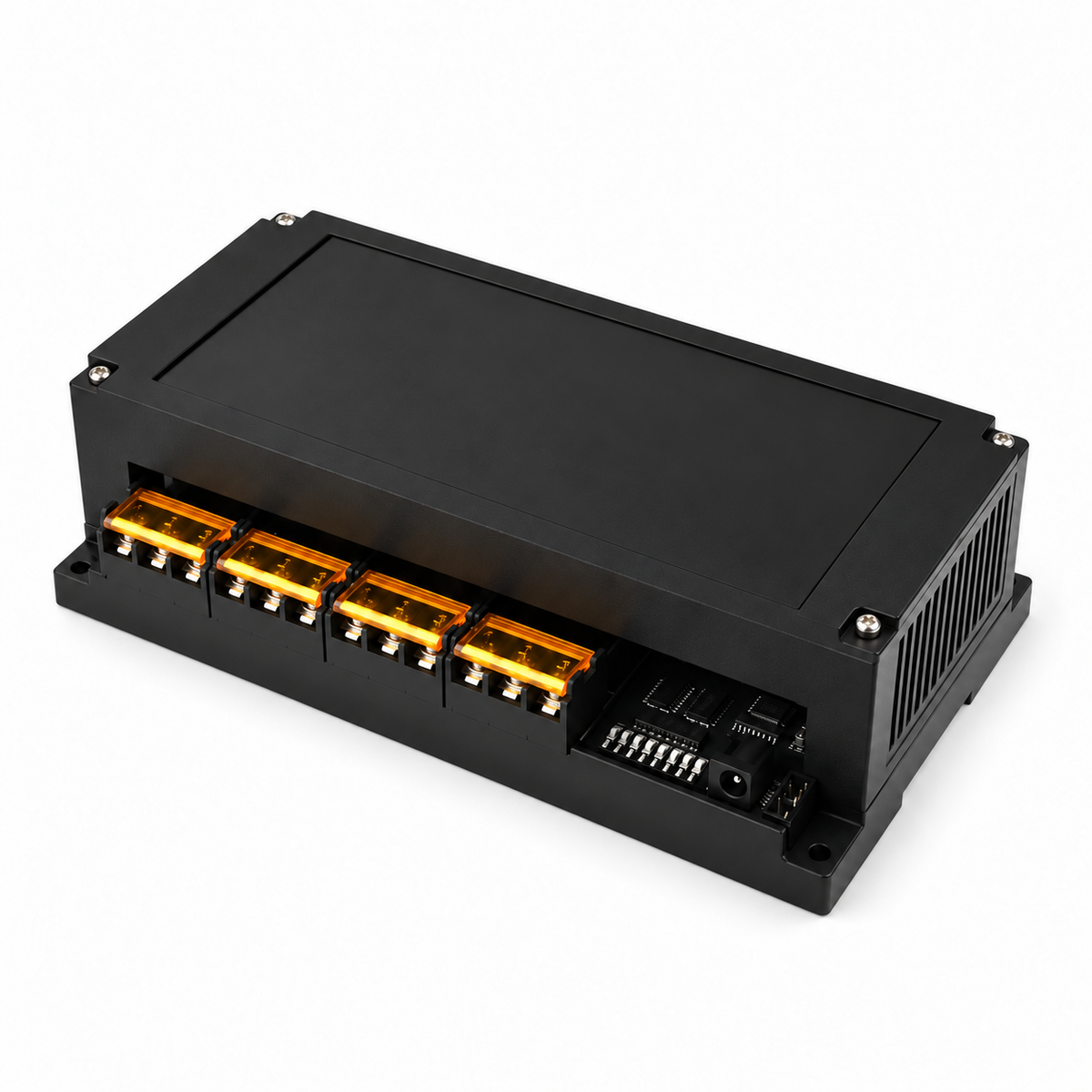 Industrial Modbus RTU RS485 8-ch 30A High Current Relay Module (E) With Digital Input