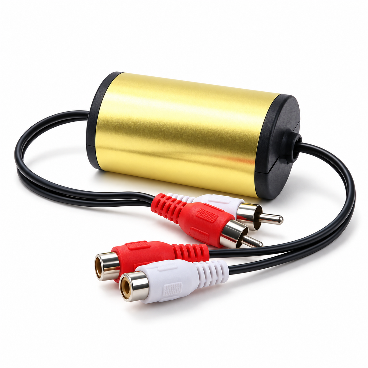 RCA Ground Loop Isolator - Audio Noise Filter