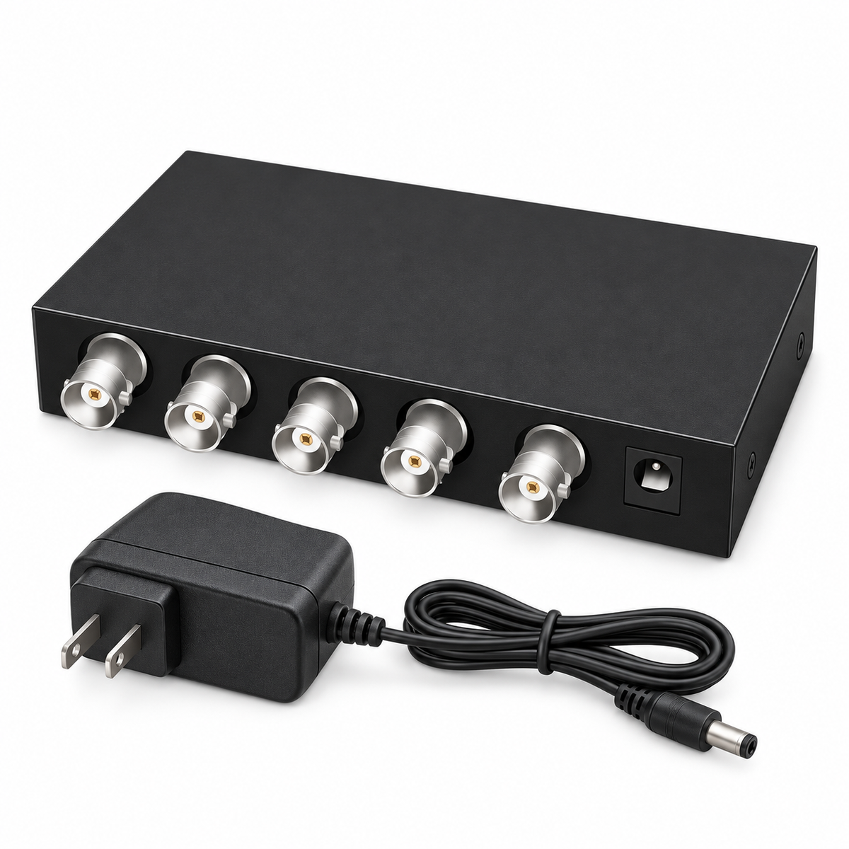 SDI Splitter 1x2 1x4 SD-SDI HD-SDI 3G-SDI SDI Splitter 1 In to 2 Out / 1 In to 4 Out Repeater Extender with Power Adapter