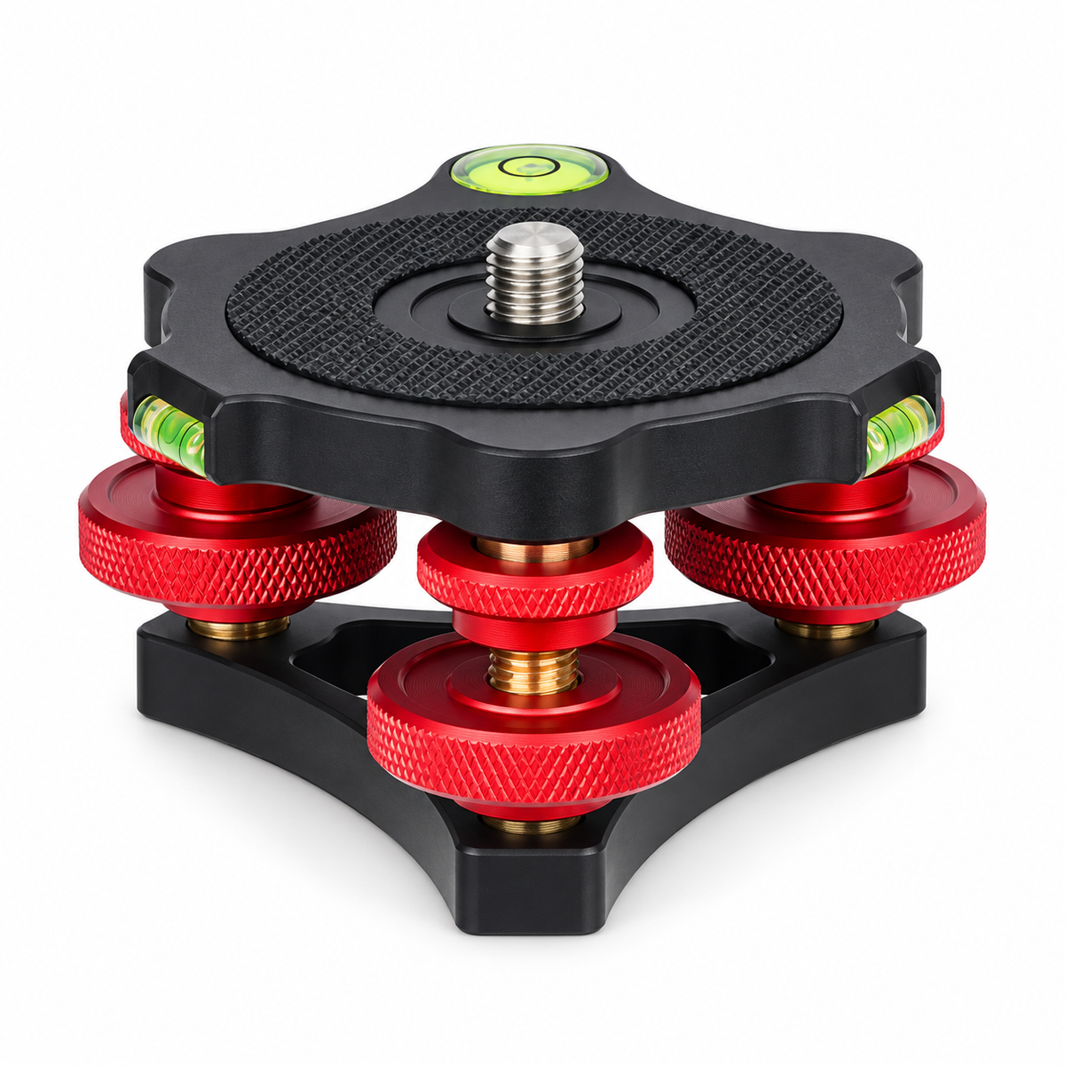 Tripod Speedy Leveling Base Leveler Adjusting Base Panning Level Plate With Bubble Level For   DSLR Camera