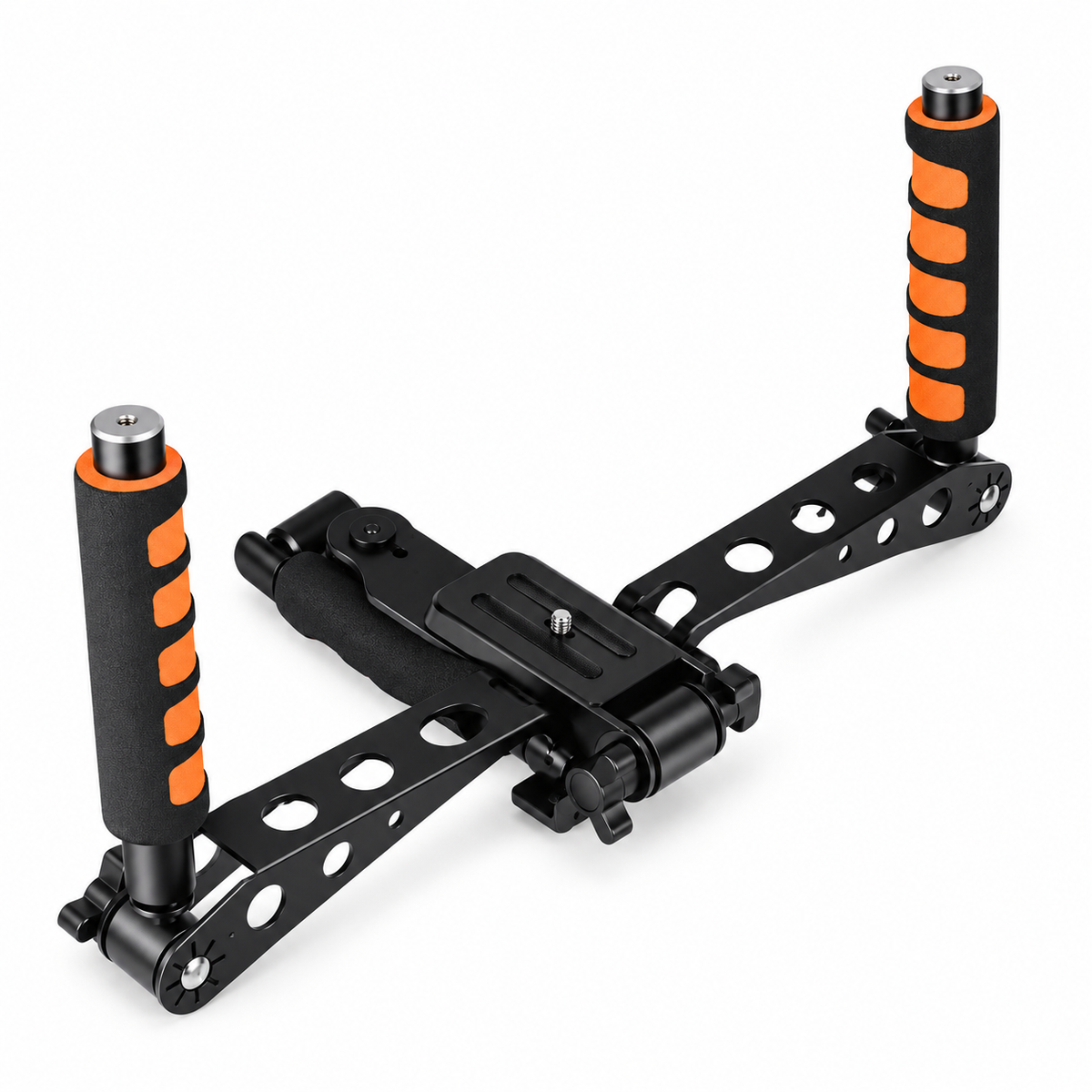 DSLRs Camera Shoulder Support Rig Folding 3 in 1 Aluminum Alloy Camera Shoulder Support Rig Kit Anti Shake for Video Camcorder