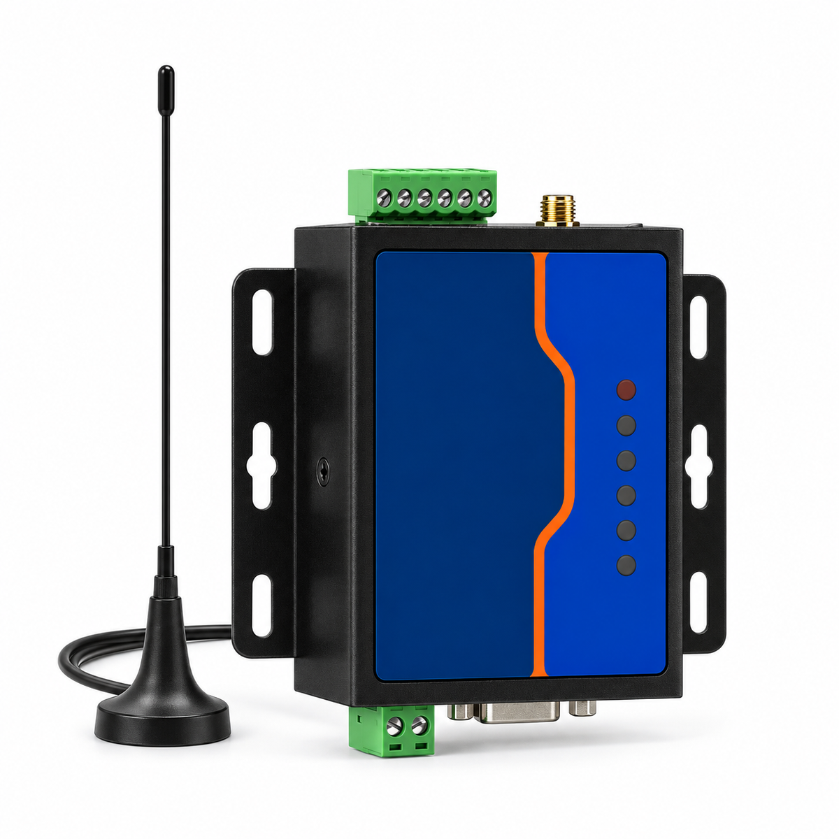 PUSR RS485/232 to LoRa Converter Point to Modbus TCP/RTU Gateway 8KM Data Transfer SX1262 DI+DO IO LoRa Wireless Modem USR-LG207