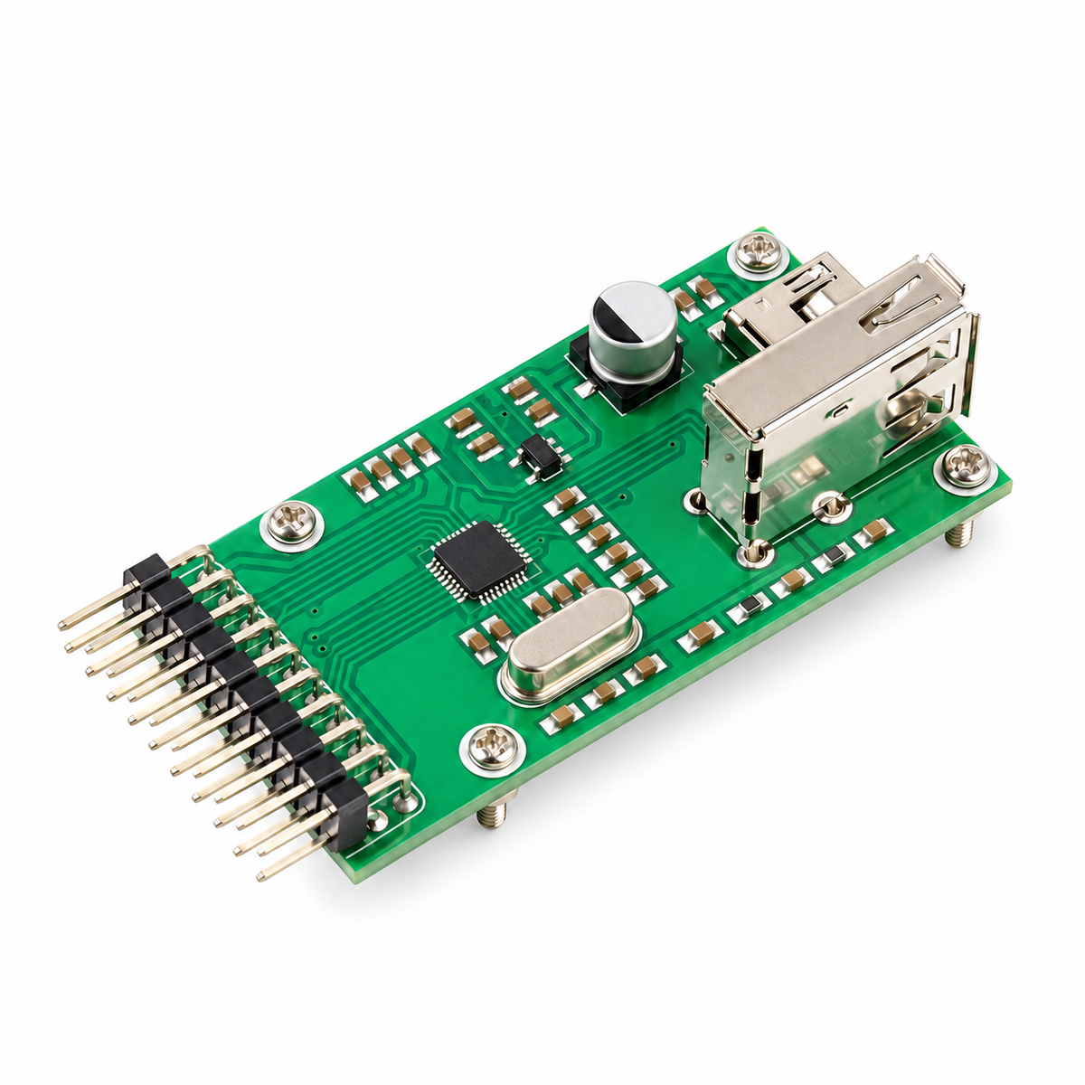 High Speed USB PHY Communication Module 480Mbps ULPI Interface Support Host Device OTG Mode With Dual USB A Port 24MHz Crystal