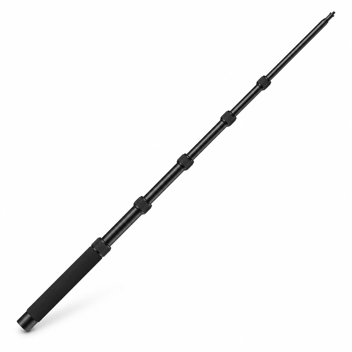 Andoer Handheld Microphone Boom Arm 4-Section Extendable Mic Arm Aluminum Alloy Boom Pole for Microphones 1/4 Inch Screw & Threa