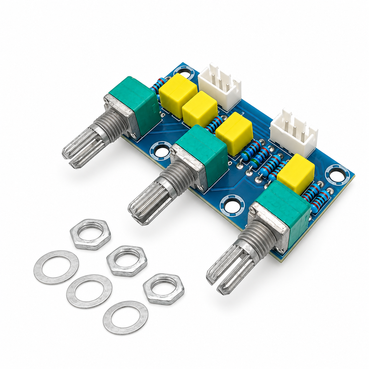 Diy Electronic PCB Board Passive Tone Board Amplifier Preamp Power Module Low High Sound Amplifier Board Adjustment Electonic