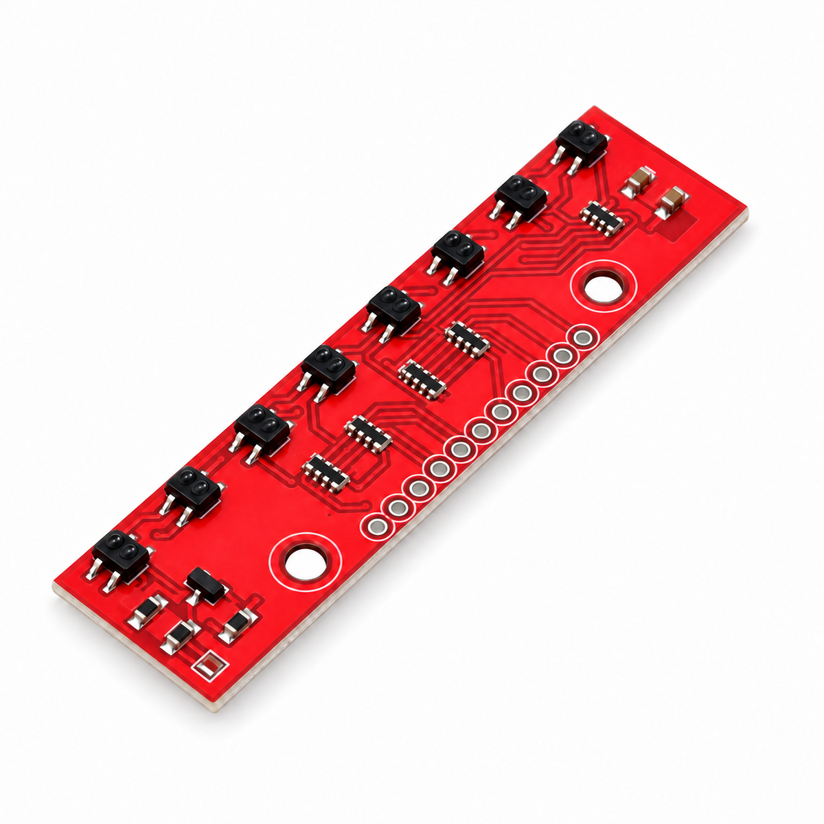 8 Channel IR Tracking Sensor Module 8 CH Infrared Line Track Trace Detect Detection Board DIY Detector for Arduino Smart Car