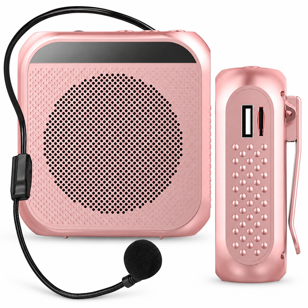 Megaphone Loud Sound Bullhorn Audio Amplifier System Speaker Amplified Loudspeaker USB Voice Microphone Teachers Speech Megafon