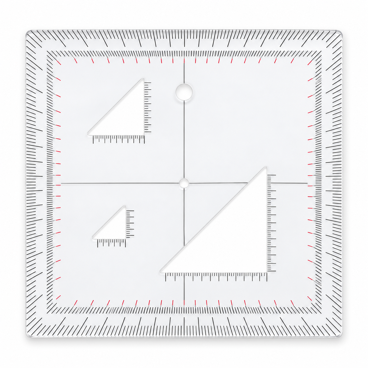 5x5'' Military MGRS Coordinate Scale Map Reading and Land Navigation Topographical Map Scale Protractor 3 Kinds of Scale
