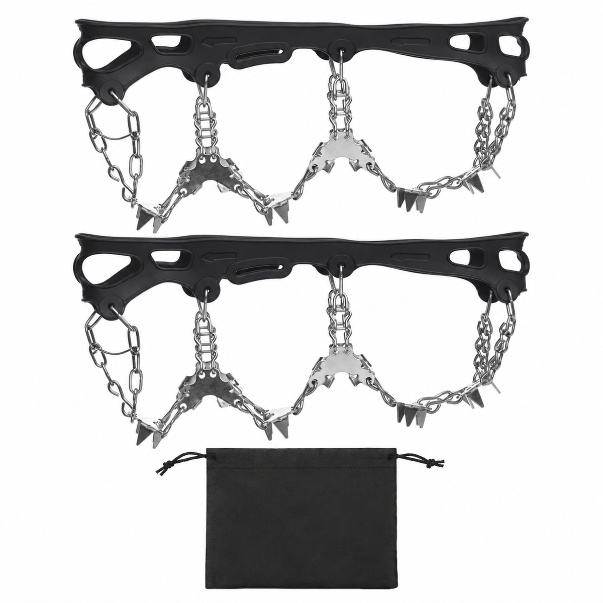 32-Spike Winter Traction Cleats - Pair with Bag