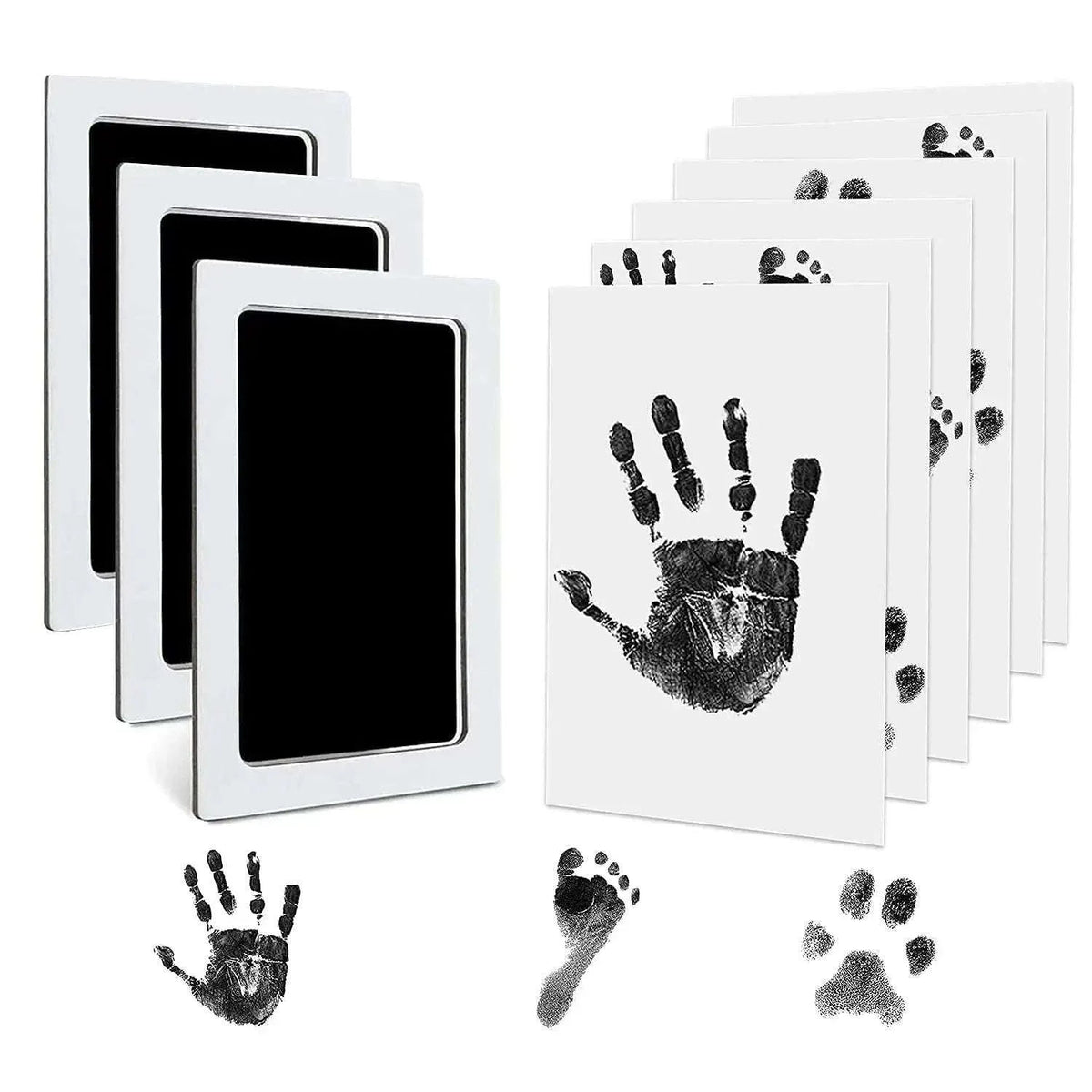 Clean Touch Paw Print Ink Pad for Mess-Free Pet Keepsakes-Black
