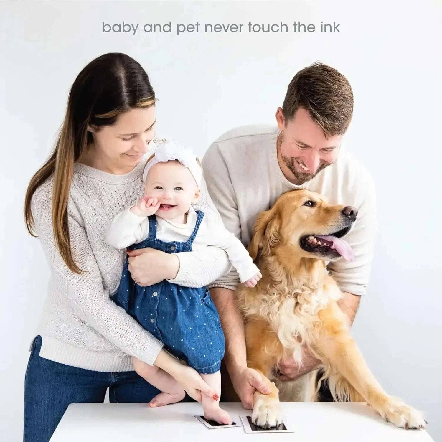 Clean Touch Paw Print Ink Pad – Inkless Keepsake for Pet Paw and Nose Prints-Black