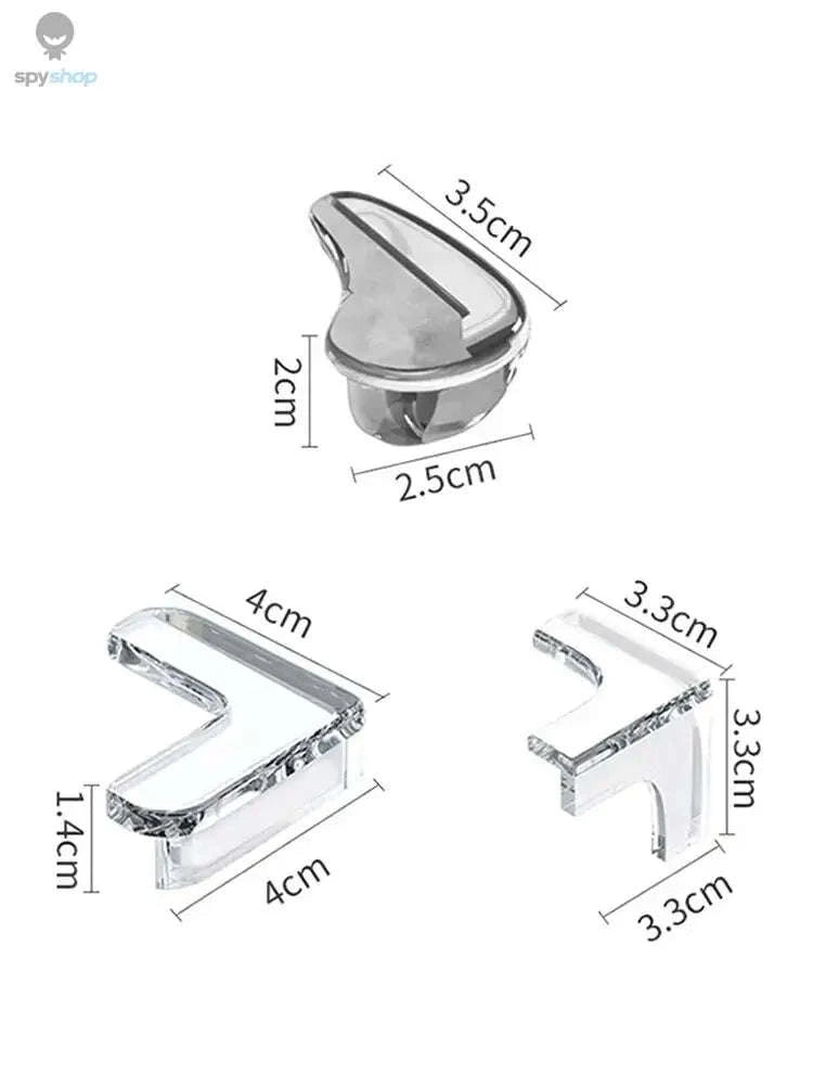 Clear Furniture Corner Protectors Set-Drop shape