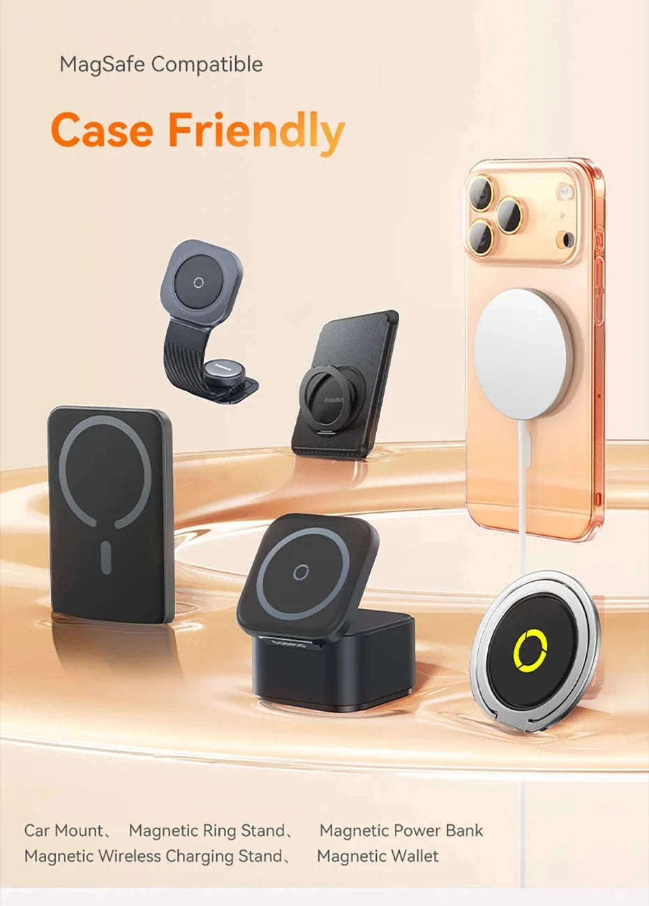 Clear Magnetic iPhone 17 Case with MagSafe Slim Anti-Yellow Cover-Clear PC Case / iPhone17 Pro