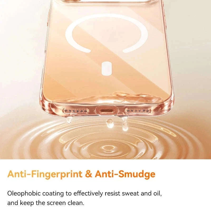 Clear Magnetic iPhone 17 Case with MagSafe Slim Anti-Yellow Cover-Clear PC Case / iPhone17 Pro