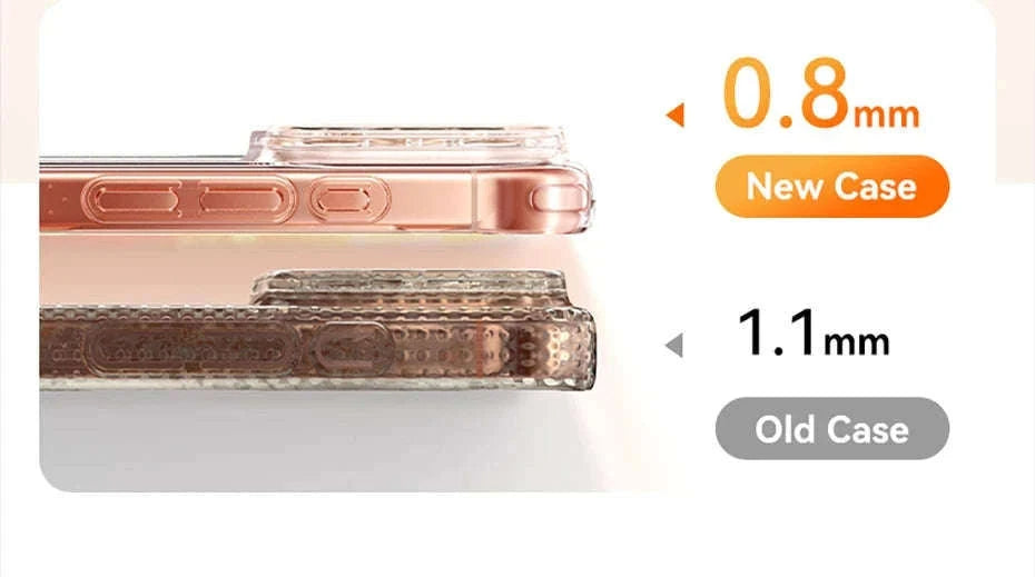 Clear Magnetic iPhone 17 Case with MagSafe Slim Anti-Yellow Cover-Clear PC Case / iPhone17 Pro