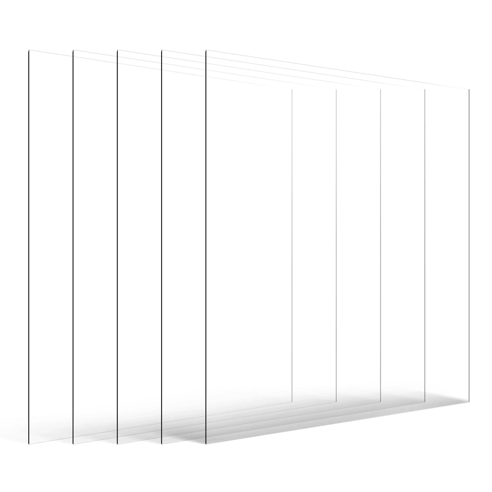 Clear PET Plastic Sheets 5-Pack 24 x 36 in 0.04 in Thick-24x36inch 5Pcs / United States
