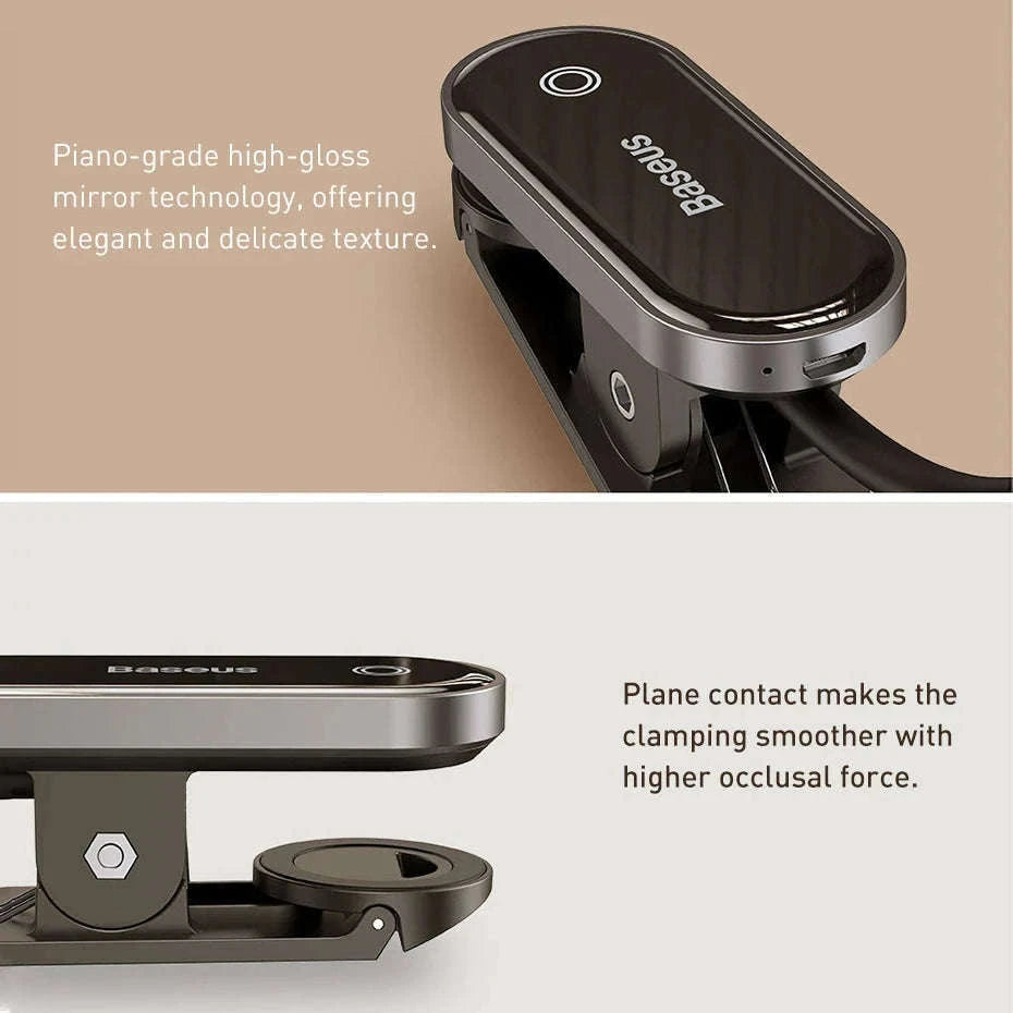 Clip-On LED Desk Lamp with Rechargeable Battery & Touch Dimming-