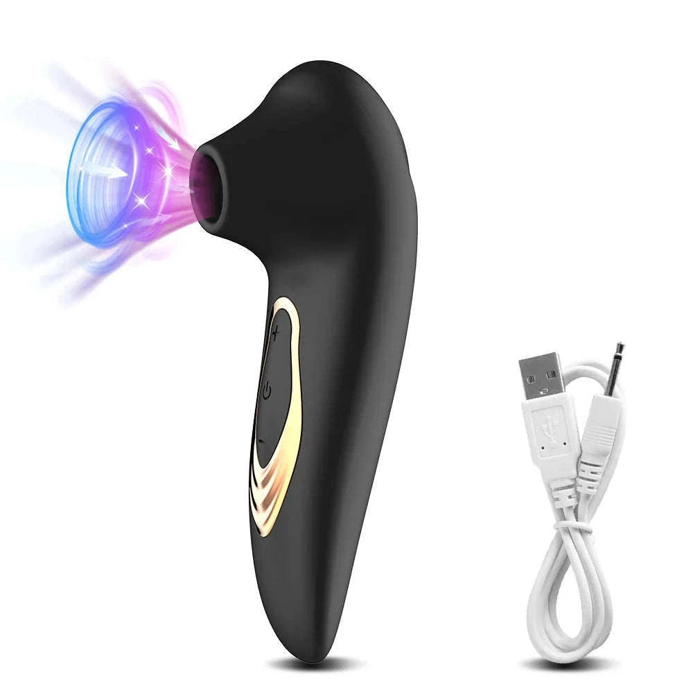 Clitoral Sucking Vibrator for Focused Suction and Pulses-GM22-BK-BOX / CHINA