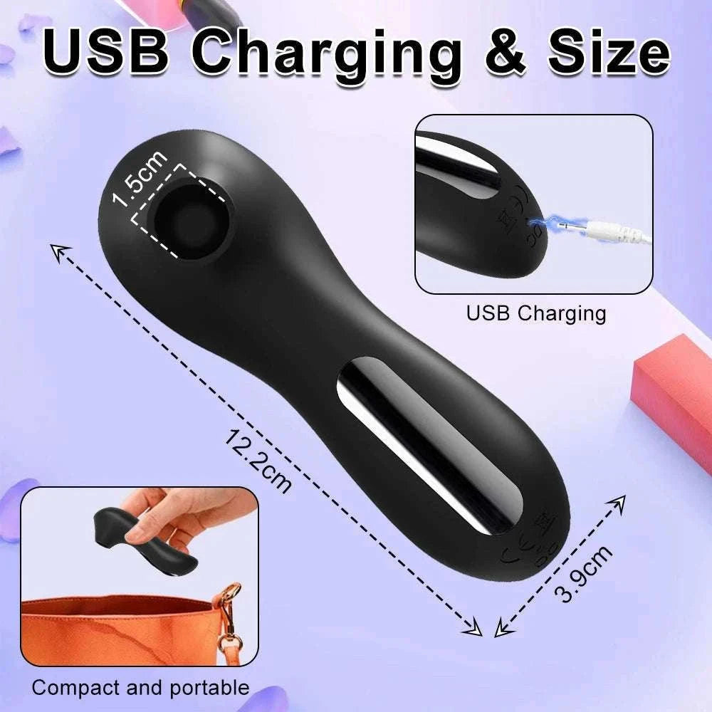 Clitoral Sucking Vibrator with 10 Modes, Waterproof USB Toy-Rose Box / China Mainland