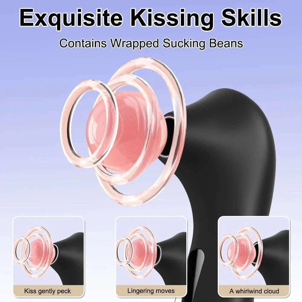 Clitoral Sucking Vibrator with 10 Modes, Waterproof USB Toy-Rose Box / China Mainland