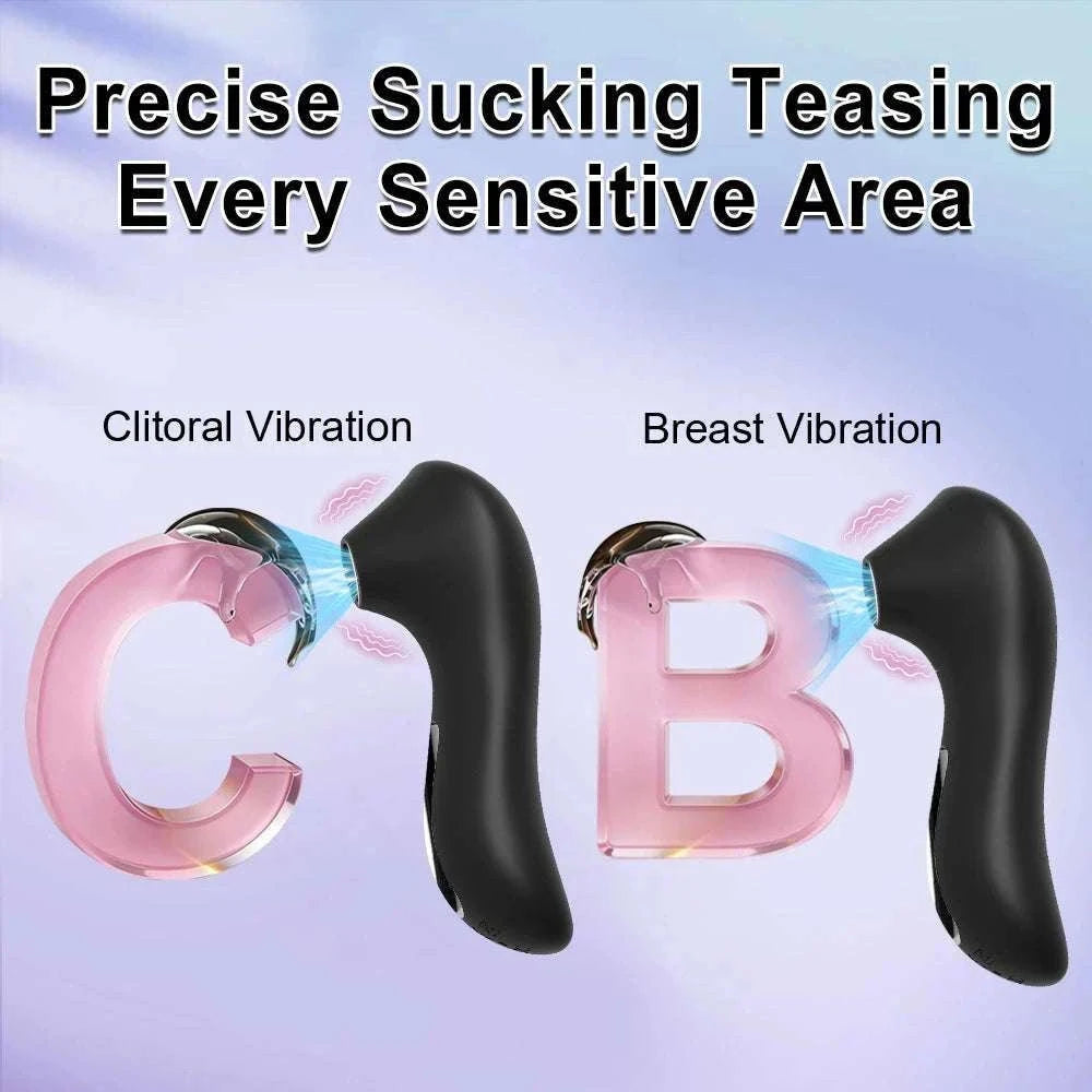 Clitoral Sucking Vibrator with 10 Modes, Waterproof USB Toy-Rose Box / China Mainland