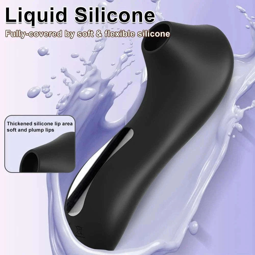 Clitoral Sucking Vibrator with 10 Modes, Waterproof USB Toy-Rose Box / China Mainland