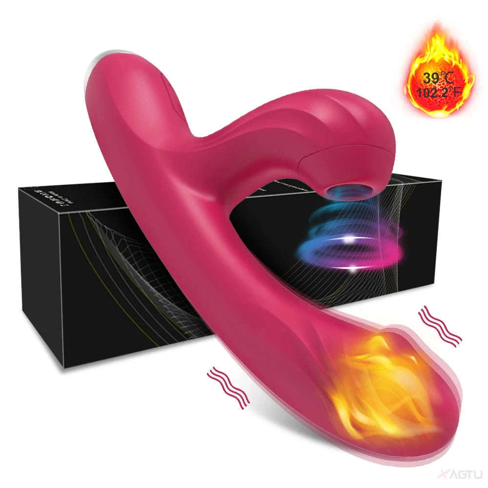 Clitoral Sucking Vibrator with G‑Spot Stimulation-ZD062-RD-BOX